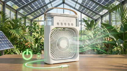 EZAMI HydroCool™ Portable Air Cooler Fan (3-in-1 | Silent | Aroma)