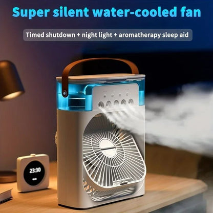 EZAMI HydroCool™ Portable Air Cooler Fan (3-in-1 | Silent | Aroma)