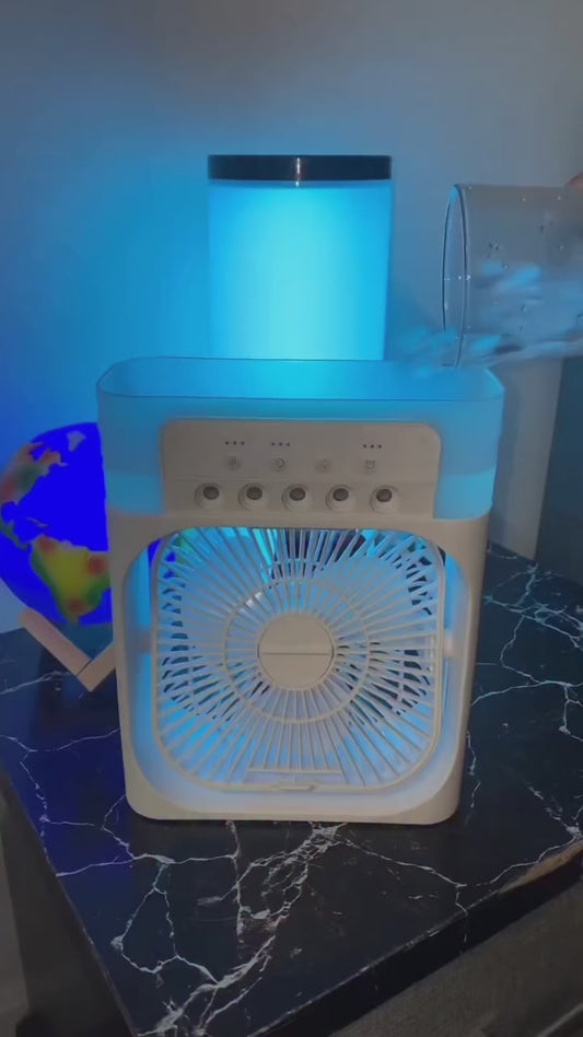 EZAMI HydroCool™ Portable Air Cooler Fan (3-in-1 | Silent | Aroma)